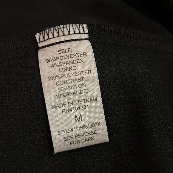 Black dress, mid length, charlotte russe, size medium - Picture 11 of 11